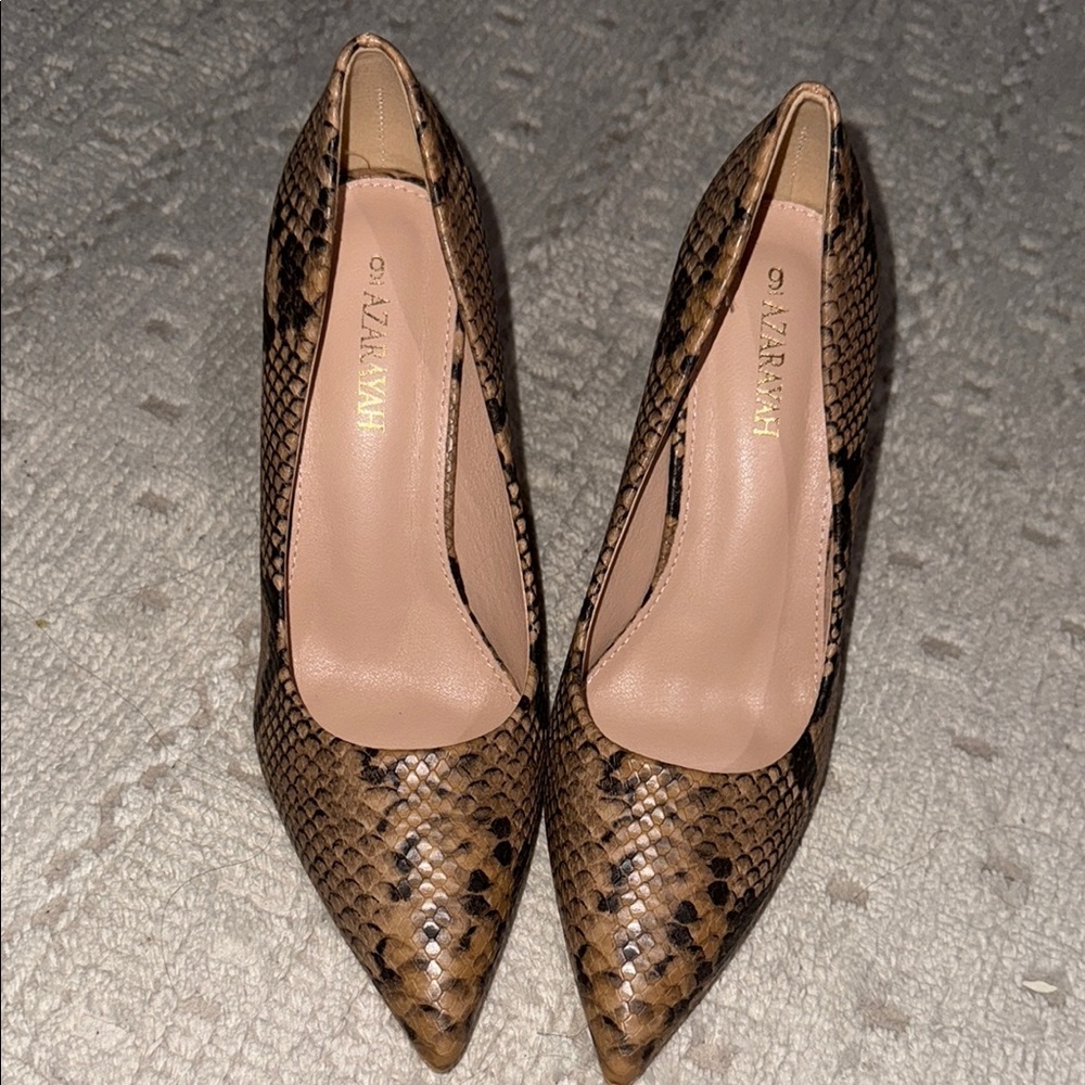 Snakeskin Heels